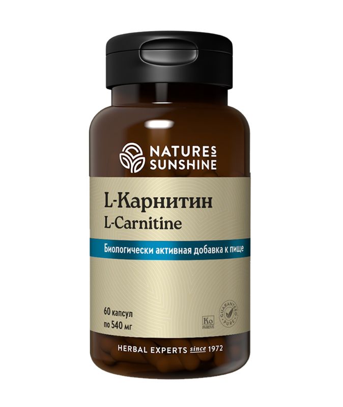 L-карнитин (L-carnitine) 60 капсул по 540 мг